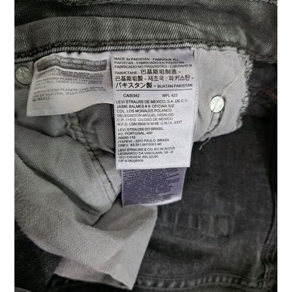 Levis 517 Jeans Men's 32x30 Gray Denim Distressed Pants Red Tab - Picture 4 of 12